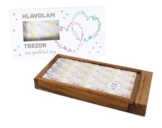 Svatební Hlavolam Trezor na bankovku