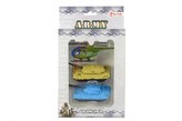 Tank/Vrtulník plast 7cm asst 2 druhy 3ks v krabičce 13x21x4cm