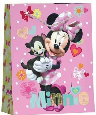 Disney Dárková taška L - Minnie 26 x 33 cm