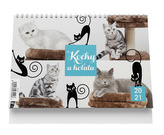 Stolní kalendář - Kočky a koťata 2021