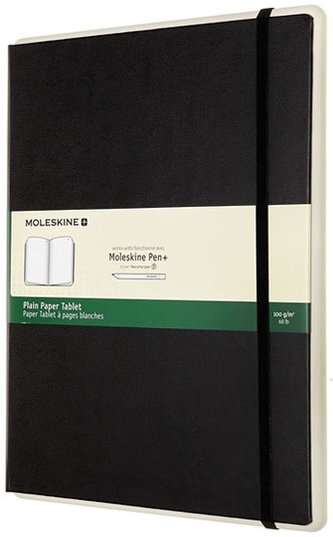 Moleskine Paper tablet tvrdý čistý černý XL 01
