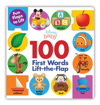 DISNEY BABY 100 FIRST WORDS LIFTTHEFLAP