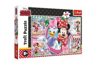 Puzzle Minnie a Daisy/Disney 60x40cm 260 dílků v krabici 40x26x4,5cm
