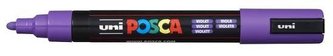 Akrylový popisovač "Posca PC-5M", kovově fialová, 1,8-2,5 mm, UNI 2UPC5MML