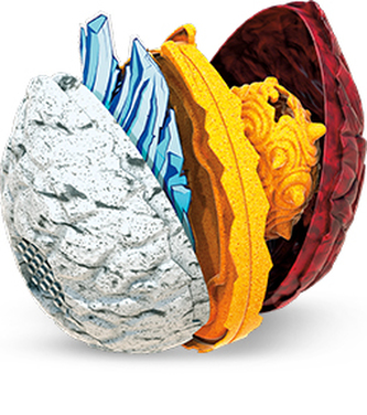 MEGA BLOKS DVOUHLAVÝ DRAK