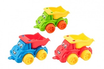Auto stavební sklápěčka plast 1 ks (3 různé barvy)
