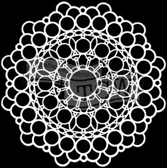 TCW šablona 30,5 x 30,5 cm - Orb Mandala