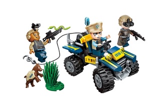 Qman Police Battle Force 1919-1 Sledování v džungli