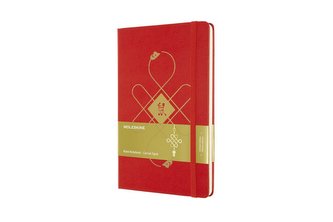 Moleskine Čínský zápisník linkovaný červený L Rok Krysy