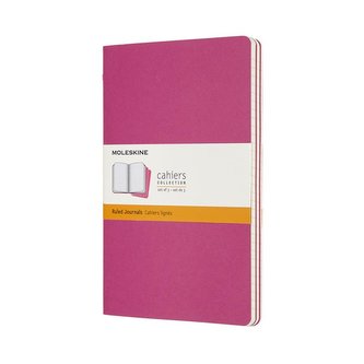 Moleskine Sešity 3 ks linkované růžové L