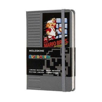 Moleskine Super Mario zápisník linkovaný S Nes Cartridge