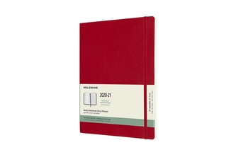 Moleskine Plánovací zápisník 2020-2021 měkký červený XL