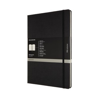 Moleskine Professional diář-zápisník tvrdý černý A4