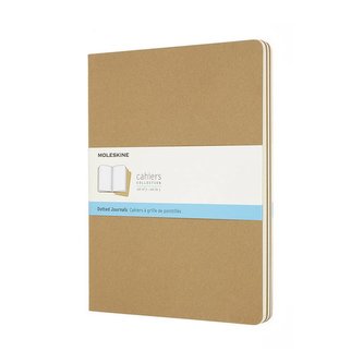 Moleskine Sešity 3 ks tečkované karton XL