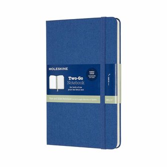 Moleskine Two-go zápisník modrý