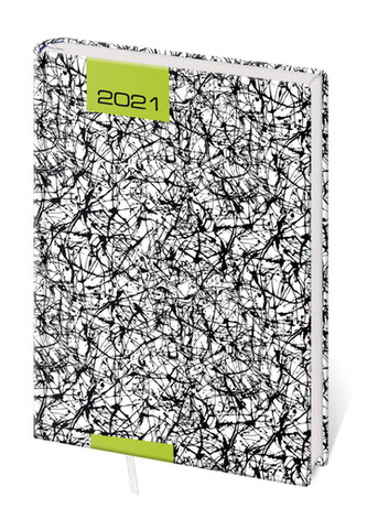 Diář 2021 B6 LYRA denní L382 Abstract