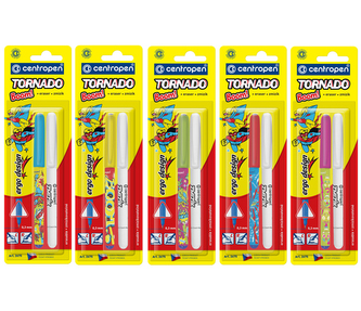 Popisovač CENTROPEN Tornádo + zmizík 2675/2 BLUE