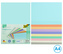 Papír A4 barevný 50ks pastel mix