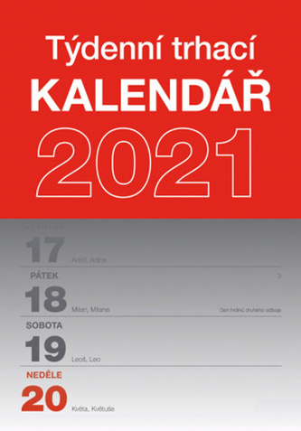Stolní kalendář Trhací týdenní 2021