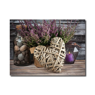 Obrázek se světýlky Zátiší se srdcem