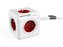 Zásuvka POWERCUBE EXTENDED s kabelem 3m RED
