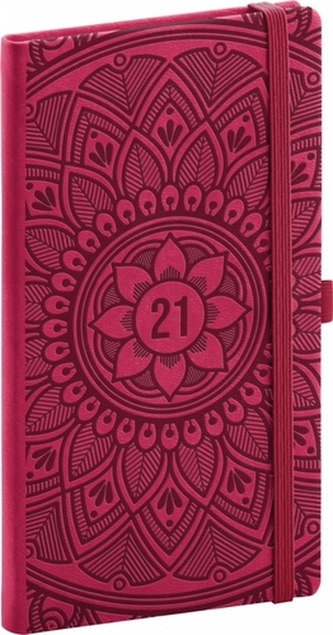 Kapesní diář Vivella Fun 2021, mandala