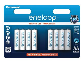 Baterie AA (R6) nabíjecí 1.2V/1900mAh Eneloop PANASONIC 8ks