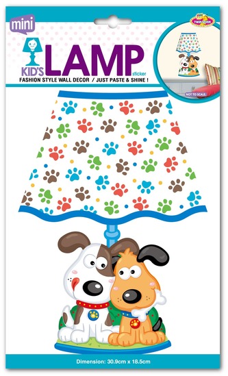 Dětská lampička na zeď Pejskové