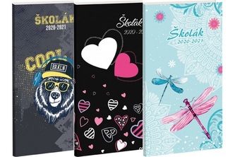 Školní diář 2020/2021 - školák - MIX - A6