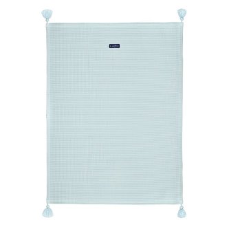 Dětská bavlněná deka vafle Womar 75x100 mátová