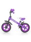 Dětské odrážedlo kolo Milly Mally Dragon s brzdou purple