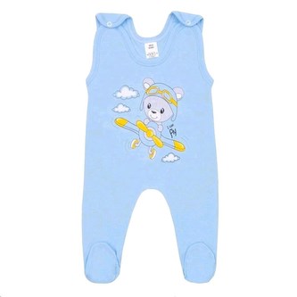 Kojenecké dupačky New Baby Teddy pilot modré - velikost 62 (3-6m)