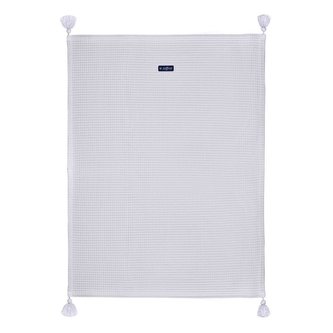 Dětská bavlněná deka vafle Womar 75x100 šedá