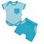 2-dílná letní bavlněná souprava New Baby Perfect Summer tyrkysová - velikost 74 (6-9m)