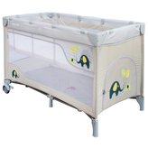 Dětská cestovní postýlka Baby Mix Sloni Beige