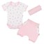 3-dílná letní bavlněná souprava New Baby Perfect Summer růžová - velikost 74 (6-9m)