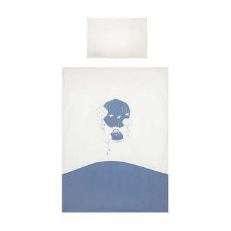 2-dílné ložní povlečení Belisima Ballons 90/120 modré