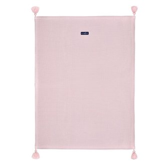 Dětská bavlněná deka vafle Womar 75x100 růžová
