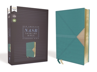 NASB, Thinline Bible, Leathersoft, Teal, Red Letter Edition, 1995 Text, Comfort Print
