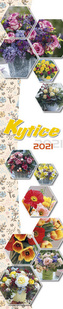 Kalendář 2021 - Kytice, nástěnný