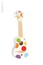 Dřevěné ukulele Confetti Janod se reálným zvukem 4 struny od 3-8 let