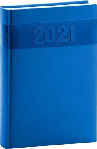 Denní diář Aprint 2021, modrý