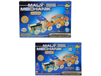 Malý mechanik - vláček, 137 dílů