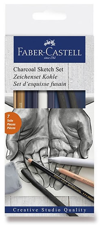 Faber - Castell Pitt pastel Charcoal sketch 7 ks Faber - Castell Pitt pastel Charcoal sketch 7 ks