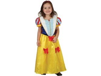 Šaty na karneval -sněhurka, 92-104 cm