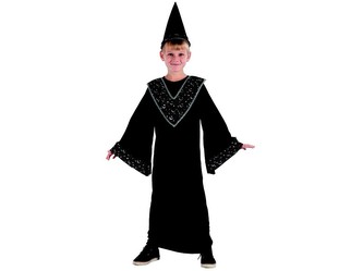 Šaty na karneval - čaroděj, 120-130 cm