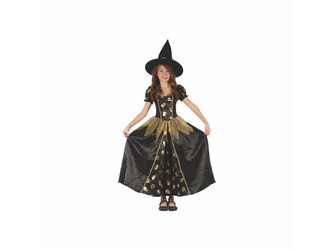 Kostým na karneval Čarodějka, 110-120cm