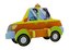 RoboTime  Dřevěné sřední 3D puzzle taxi