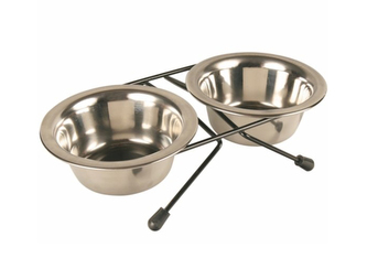 Stojan s miskami TRIXIE 20 cm