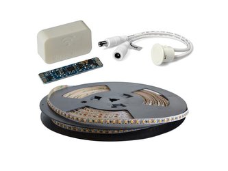 LED pásek sada 20m 12V 3528 120LED/m IP20 max. 9,6W/m bílá teplá extra, gold + TD308 + MC310